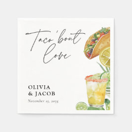 Taco bout Love Mexican Couples Shower スタンダードカクテルナプキン