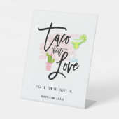 Taco Bout Love Taco Bar Pedestal Sign 台座サイン (正面)