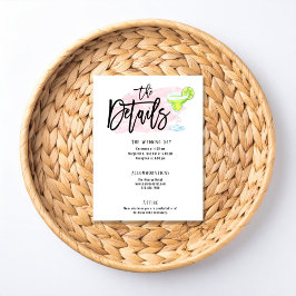 Taco Bout Love Wedding Details Card 出欠カード