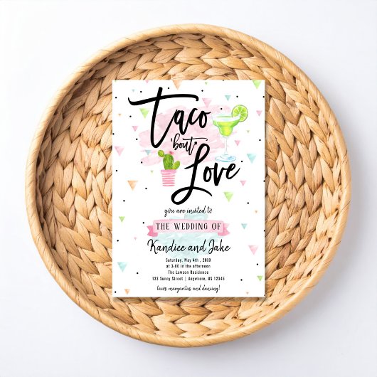 Taco Bout Love Wedding Invitation 招待状