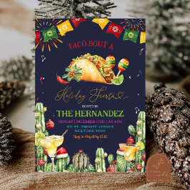 Taco Bout Night Fiesta Margaritas Christmas Party 招待状