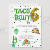 Taco Bout Six | 6歳の誕生日招待状 招待状 (正面)