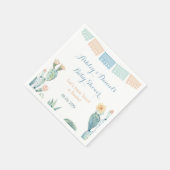 Taco Boy Birthday Party Baby Shower スタンダードカクテルナプキン (角)