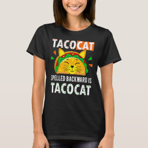 Taco CatのスペルはTacocat Cinco De Ma Tシャツ