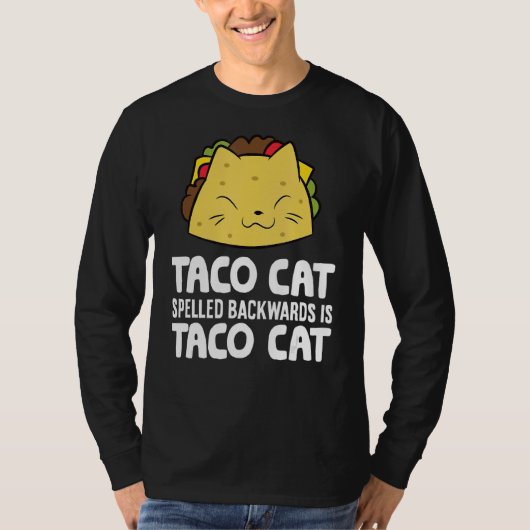 Taco CatのバックスペルはTaco Cat Tシャツ (正面)