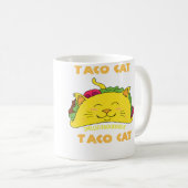 Taco Catを逆から読んでもTaco Cat コーヒーマグカップ (正面右)