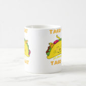 Taco Catを逆から読んでもTaco Cat コーヒーマグカップ (中央)