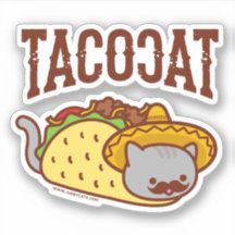 TACO CATステッカー – "TACOCAT"