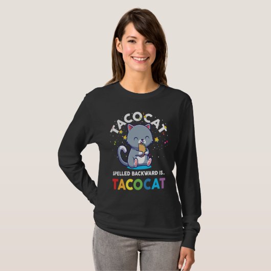Taco Cat Spelled Backward Is Tacoca Youth Boys Gir Tシャツ (正面フル)