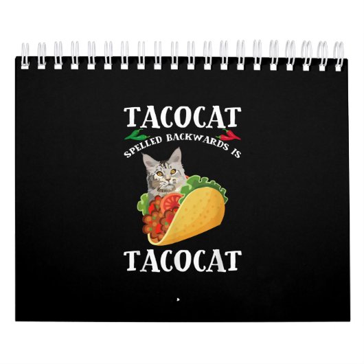 Taco & Cat - Tacocatバックワードはタコカット カレンダー (カバー)