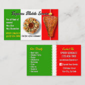Taco Catering Service Business Cards 名刺 (正面/裏面)