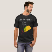 Taco Cinco De Mayo Taco Choose Tacos Tシャツ (正面フル)