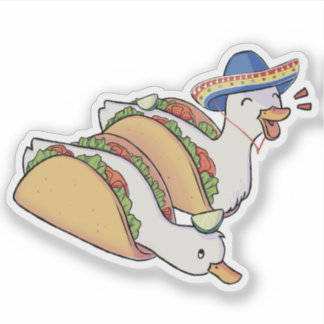 Taco duckies シール