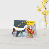 Taco-ho-Christmas Card (Taco-ho-Christmas Card) (T カード (黄色い花)