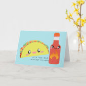 TACO 'HOT Greeting Card カード (黄色い花)