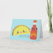 TACO 'HOT Greeting Card カード (正面)