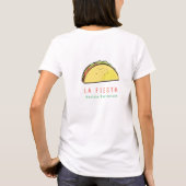 Taco Mexican Restaurant Modern Business Tシャツ (裏面)