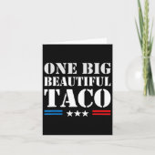 Taco Nickname Meme - One Big Beautiful Bill Funny  カード (正面)