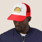 Taco Rat Text Trucker Hat キャップ (インサイチュ)