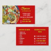 Taco service business cards 名刺 (正面/裏面)