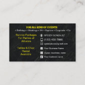 TACO SERVICE BUSINESS CARDS 名刺 (裏面)