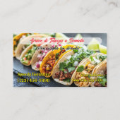 TACO SERVICE BUSINESS CARDS 名刺 (正面)