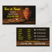 Taco Service Business Cards 名刺 (正面/裏面)