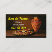Taco Service Business Cards 名刺 (正面)