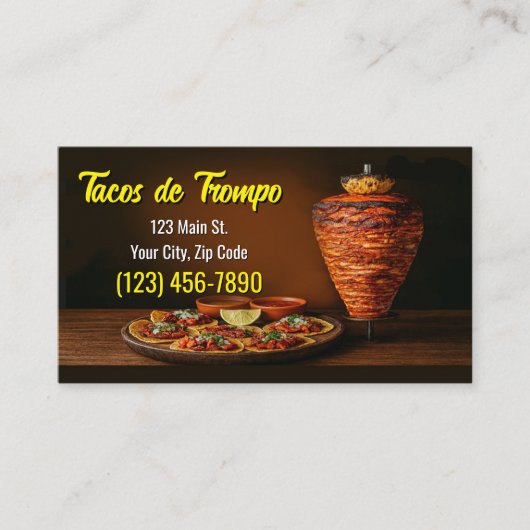 Taco Service Business Cards 名刺 (正面)