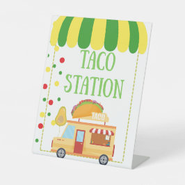 Taco Station Tabletop Food Signage 台座サイン