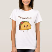 Taco T-Shirt – Fun Kawaii Food Tee Tシャツ (正面)