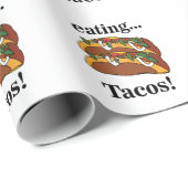 Taco Tacos Funny Birthday ラッピングペーパー (ロールコーナー)