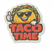 Taco Time - Fiesta Fiasco - Foodie Fiends シール (正面)