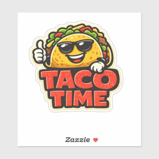 Taco Time - Fiesta Fiasco - Foodie Fiends シール (シート)