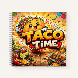 Taco Time - Fiesta Fiasco - Foodie Fiends ノートブック