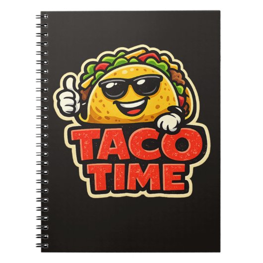 Taco Time - Fiesta Fiasco - Foodie Fiends ノートブック (正面)