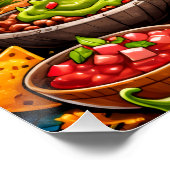 Taco Time - Fiesta Fiasco - Foodie Fiends ポスター (コーナー)