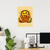 Taco Time - Fiesta Fiasco - Foodie Fiends ポスター (ホームオフィス)
