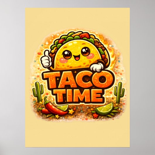 Taco Time - Fiesta Fiasco - Foodie Fiends ポスター (正面)