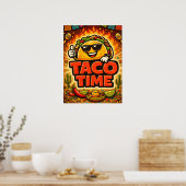 Taco Time - Fiesta Fiasco - Foodie Fiends ポスター (キッチン)
