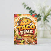 Taco Time - Fiesta Fiasco - Foodie Fiends ポストカード (スタンド正面)