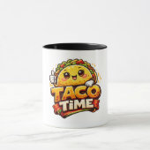 Taco Time - Fiesta Fiasco - Foodie Fiends マグカップ (中央)