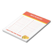 Taco To Do List, Custom Notepad, Personalized ノートパッド (回転)