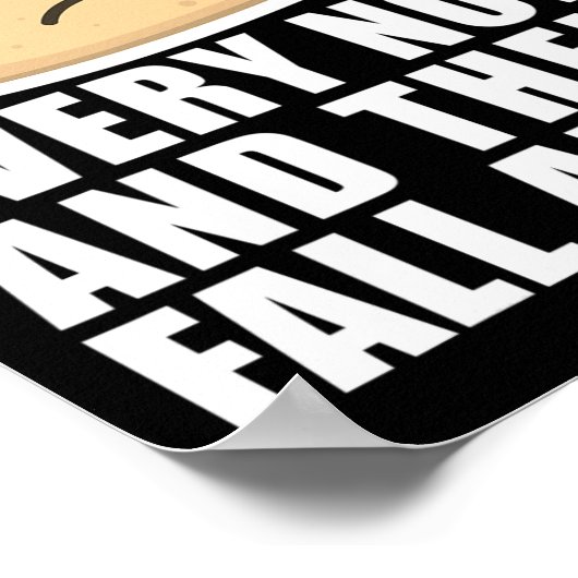 TACO TUESDAYたまに私は秋アパートおもしろい ポスター (角)