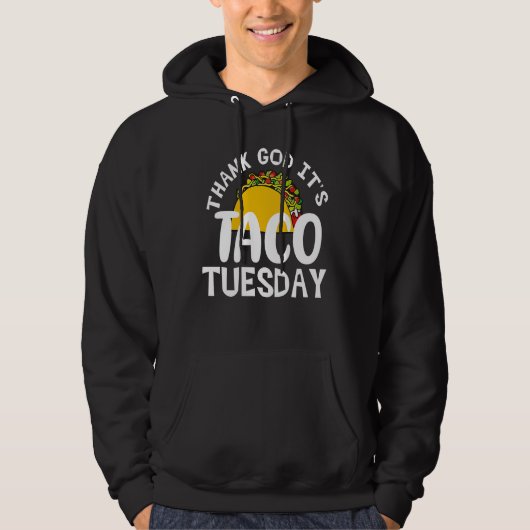 Taco Tuesday Cinco de Mayo For Men Women  Mexican パーカ (正面)