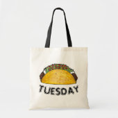 TACO TUESDAY Mexican Tex Mex Food Tacosグルメ トートバッグ (正面)