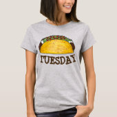 TACO TUESDAY Mexican Tex Mex Food Tacosグルメ Tシャツ (正面)