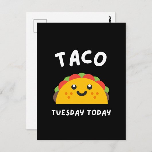TACO TUESDAY TODAYはがき ポストカード (正面/裏面)