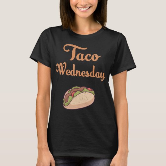 Taco wednesday tシャツ (正面)