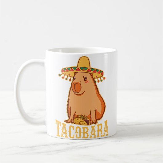 Tacobara Capybara コーヒーマグカップ (左)